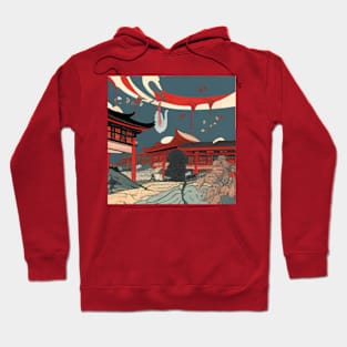 JAPANESE WOODBLOCK PRINT Hoodie